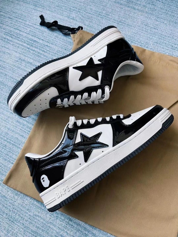 black bape shoes