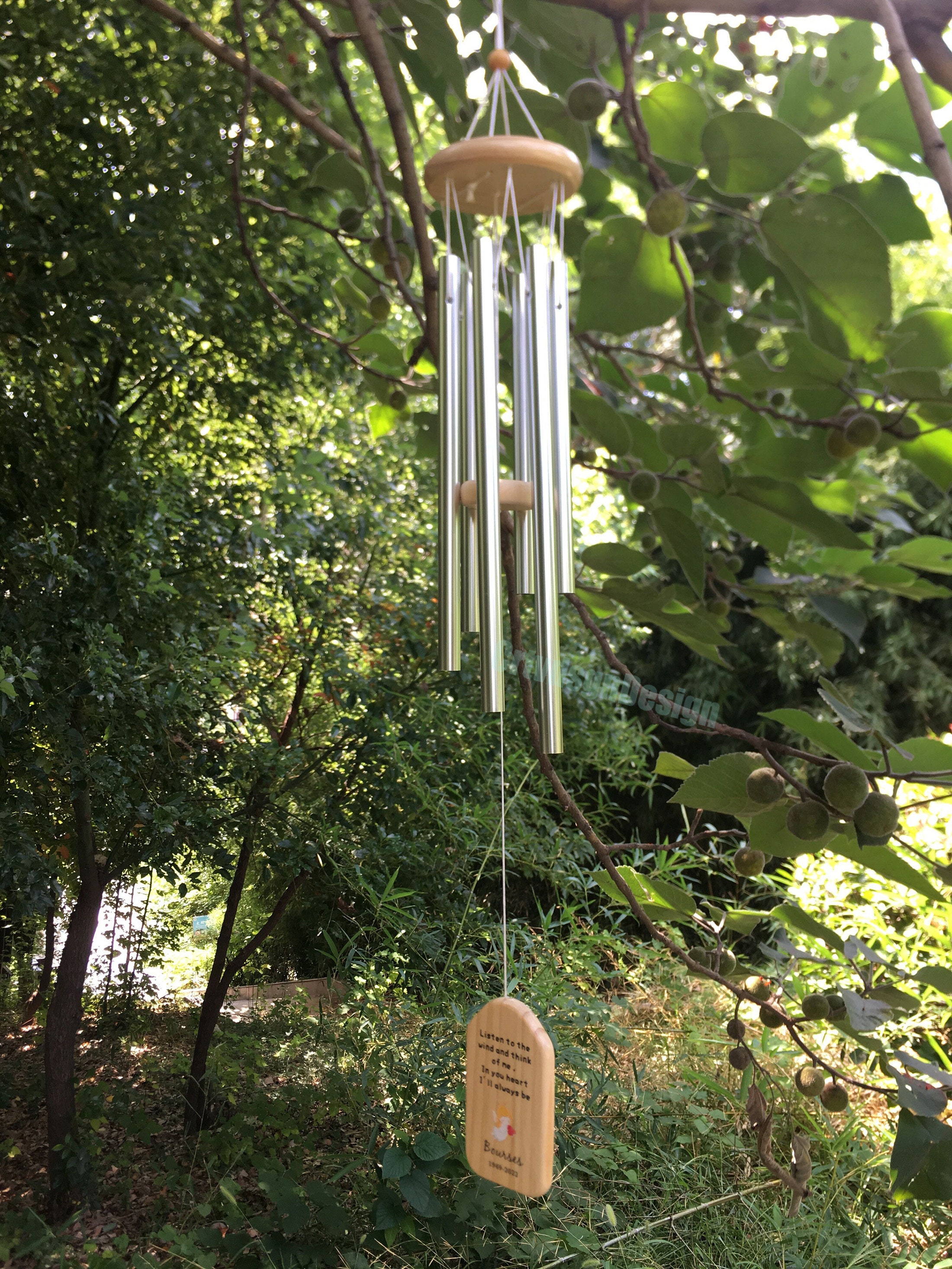 Angels Protect you & Unique Wind Chimes | Memorial Wind Chime sold by ...