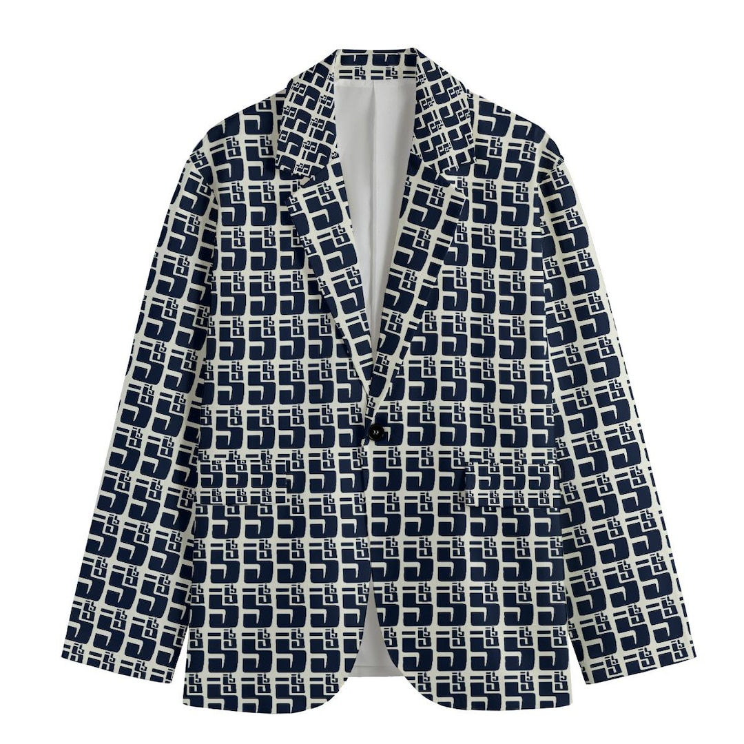 80s question mark tailored jacket usa製 Abstract Question Mark Cotton Blazer, Party Jacket - Etsy