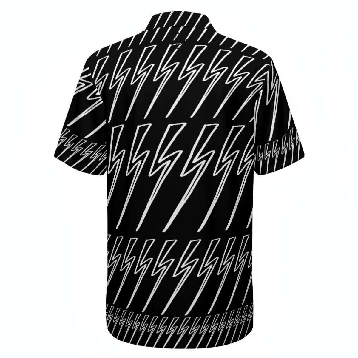 Lightning Bolt Hawaiian Print Golf Polo Shirt - Etsy Israel