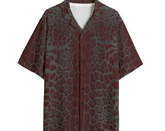 ZDSUHYIW Chemise à manches courtes pour homme - Motif léopard - En coton - Chemise hawaïenne pour homme - Pour les loisirs - Chemise d'été boutonnée - Imprimé léopard - Pour club ZDSUHYIW Chemise à manches courtes pour homme - Motif léopard - En coton - Chemise hawaïenne pour homme - Pour les loisirs - Chemise d'été boutonnée - Imprimé léopard - Pour club