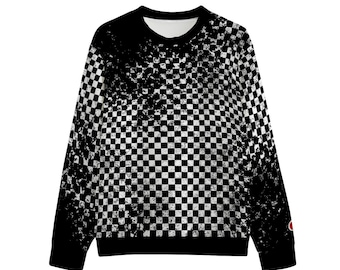 Cotton Crewneck Sweater Men's Party Vibe Hawaiian Style Retro Graphic Shirt For Men