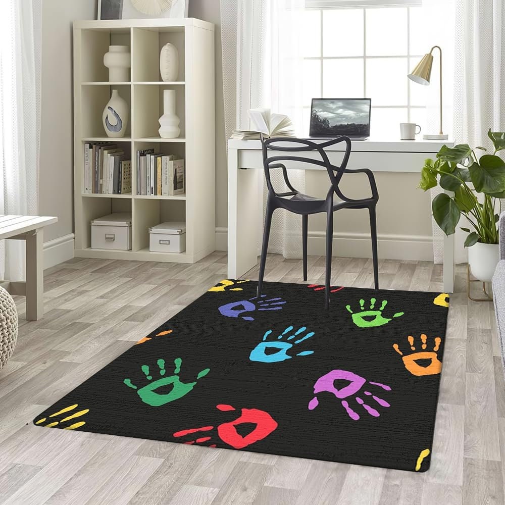 Handprint Classroom Rug Handprint Rug for Classroom Etsy