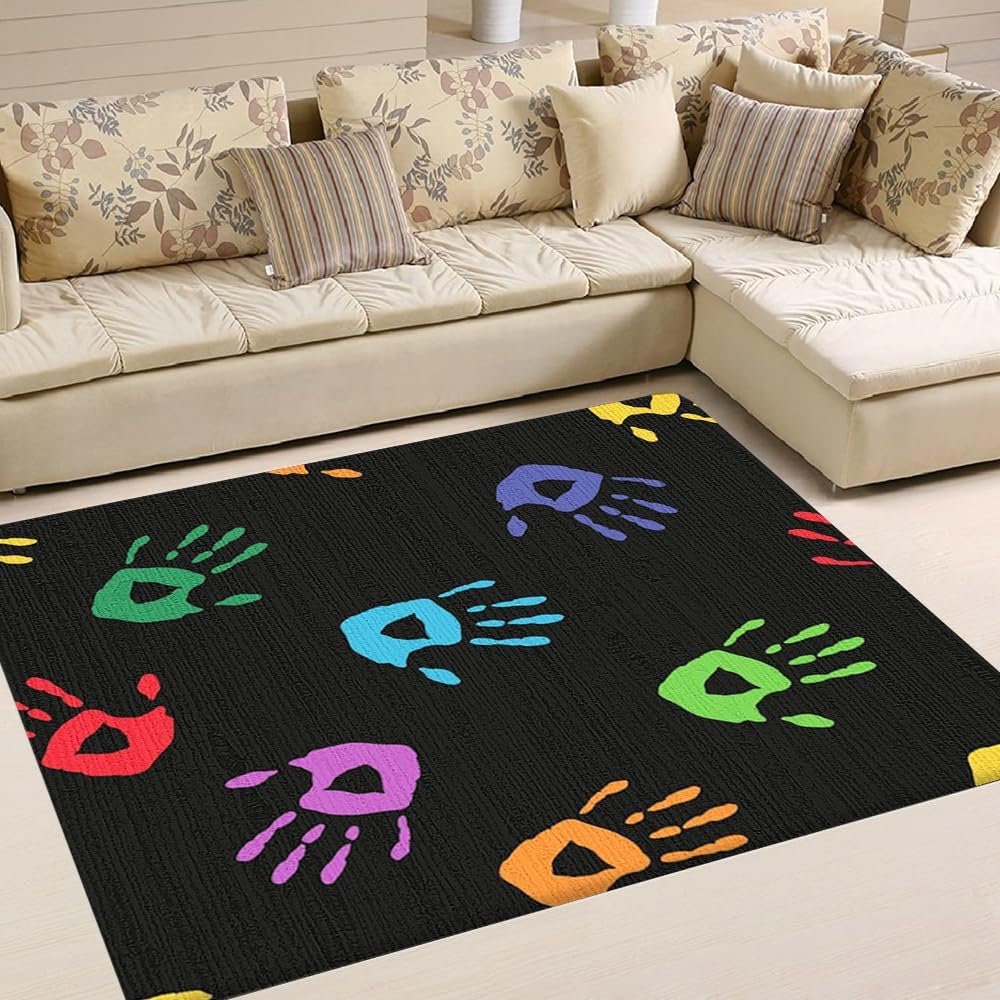 Handprint Classroom Rug Handprint Rug for Classroom Etsy