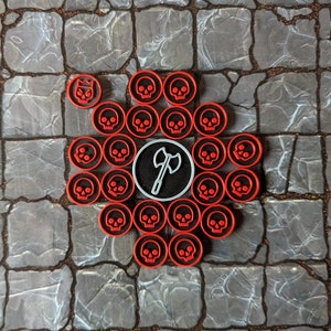 D&D Tiny Tokens - Swarm Mobs - Dungeons and Dragons Tokens / Dungeon Master Tokens / DND Accessories