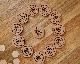 Cleric / Paladin - Bless Tokens - Dungeons and Dragons Tokens / Dungeon Master Tokens / DND Accessories