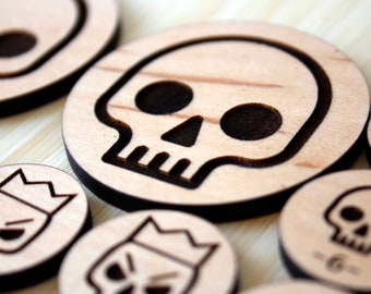D&D Monster Tokens Starter Pack: Wood Dungeon Master Accessories