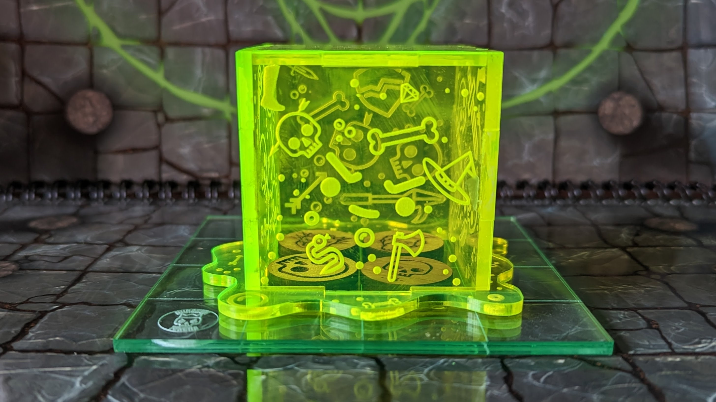 Gelatinous Cube Monster Dungeons and Dragons Tokens / Etsy Australia