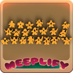 Hero / Player Character Meeples - Tabletop / Board Gaming Accessories