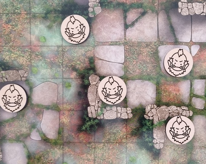 Monster Tokens - Hobgoblins - Dungeons and Dragons Tokens / Dungeon Master Tokens / DND Accessories