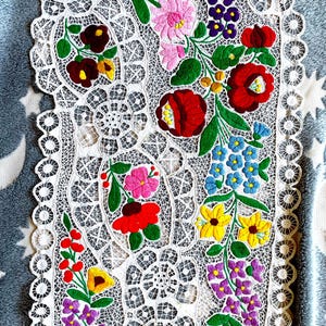Hungarian Embroidery Table Cloths - Etsy UK