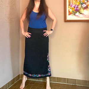 Vintage Hungarian Skirt - Etsy