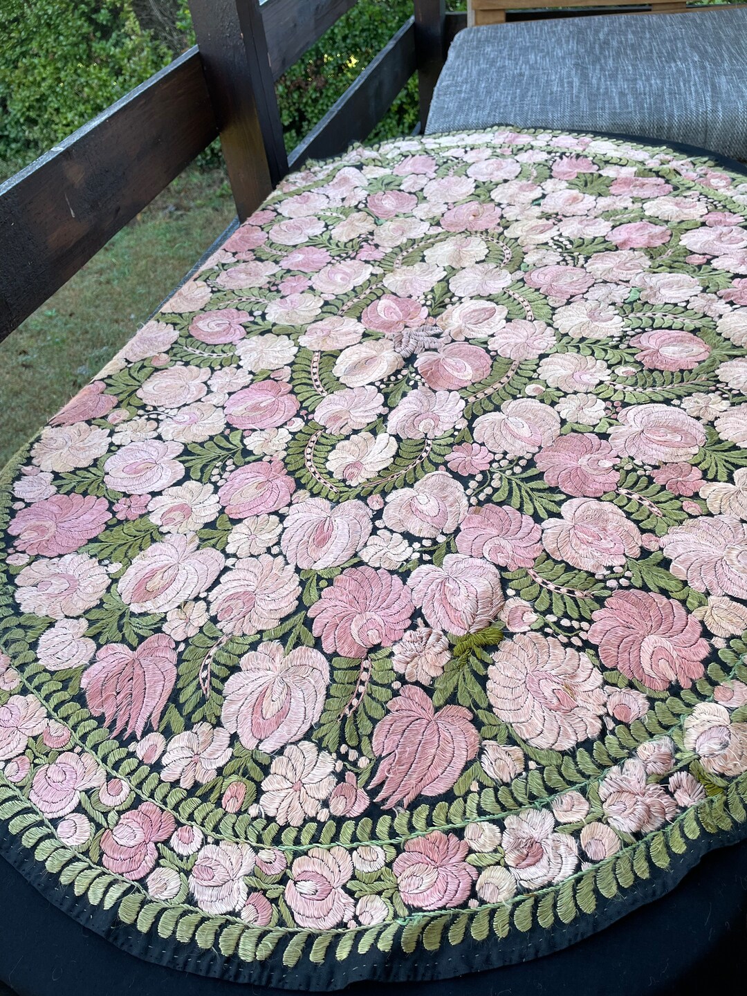 Traditional Hungarian Embroidery Tablecloth. Antique Folk Embroidery. Matyo Folk Art. - Etsy UK