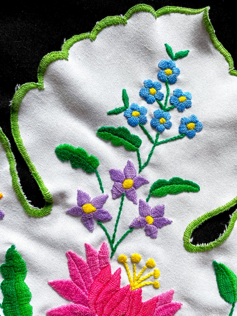Image showcasing Embroidered Furniture Decor. Hand Embroidery Home Decor in a Form of a ...