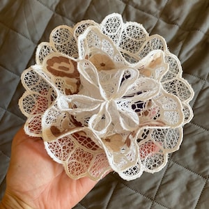 Hand embroidered traditional HUNGARIAN embroidery decor .Handcrafted Folk Flower Design
