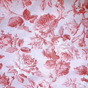 Roses (pink) by the YARD, 100% Cotton Fabric