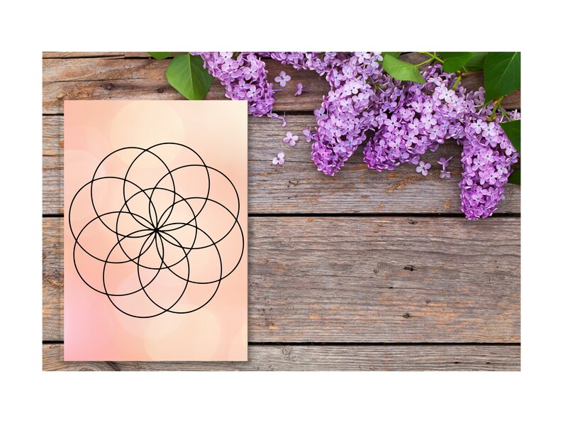 30 Printable Crystal Grid Templates | Sacred Geometry, Astrology, Crystal Healing, Manifestation ...