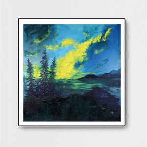 Art print, art print, impressionism poster, wall art, wall decoration, Ukraine dream