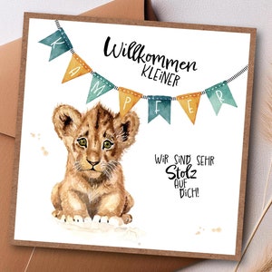 Karte zur Geburt I Klappkarte I Baby I Karte Frühchen I Gratulation zur schweren Geburt I Frühchen