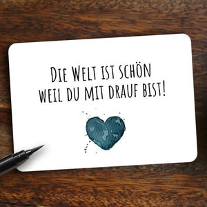 Postkarte I Liebeserklärung zum Valentinstag I Post I Grußkarte I Geschenk I Liebesbrief