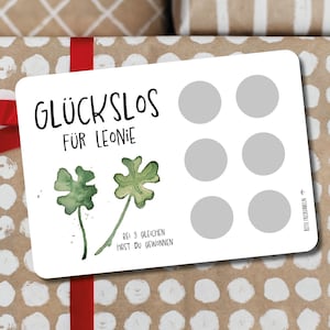 Gutschein zum Geburtstag I Gutschein zum Rubbeln I Gutschein Karte, Erlebnis Gutschein I Personalisierter Gutschein I Rubbelkarte Gutschein