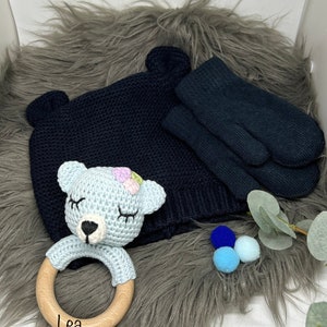 Newborn set &quot;Bear Lea&quot; can be personalized with a name