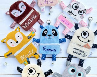 Worry Eater Little Monsters Personalized with Name / Encouragement / Customizable