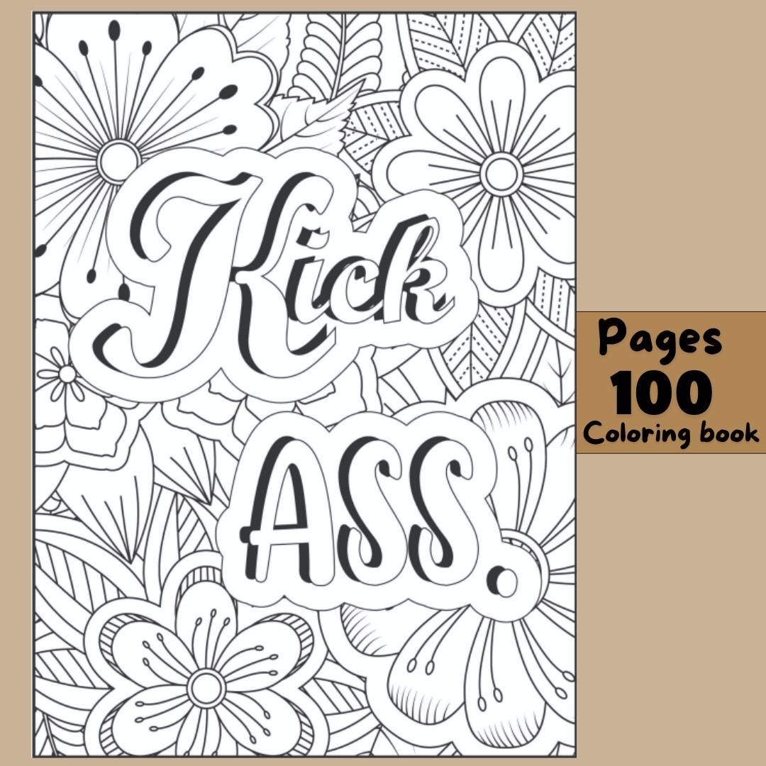 swear-word-coloring-pages-100-funny-affirmations-digital-download