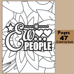 Sassy Quotes Coloring Pages | Set of 47 Coloring Pages | Printable Instant Digital Download | Positivity Art, Affirmation, Stress Relief