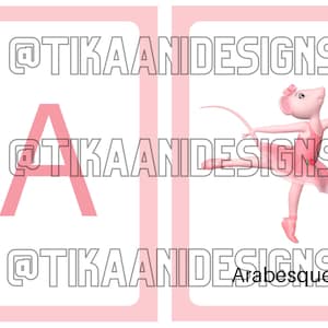 Dance Alphabet Cards