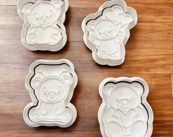 Bear Cookie Cutters-Four Pack Set