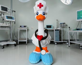 Nurse Stethoscope Accessory | Decorative Goose Outfit Add-On (Goose Sold Separately)