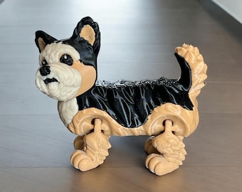 Flexi Yorkie: 3D Printed Articulated Dog