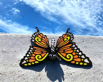 Flexi Butterfly: Articulated Wings, Tail & Feet - Flexi Factory Design