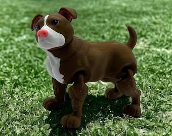 Flexi Pitbull: Articulated 3D Printed Dog