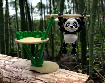 Flexi Panda with Bamboo Stand