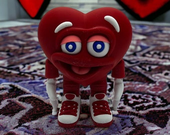 Herbert the Heart Valentine||Valentines Gift||Love||Flexi Factory