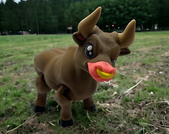 Flexi Bull: Articulated 3D Printed Toy