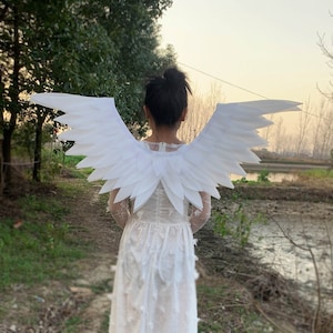Kids White Angel Wings Costume, Photo Shoot Costume Cosplay Design Victoria Secret Wing, Adult Angel Wings