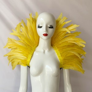 4-tone  Feather Shawl, Showgirl Feather Shawl ,Carnival  Costume Feather Ankle Cuff,Rooster Feather Warp,Feather Top