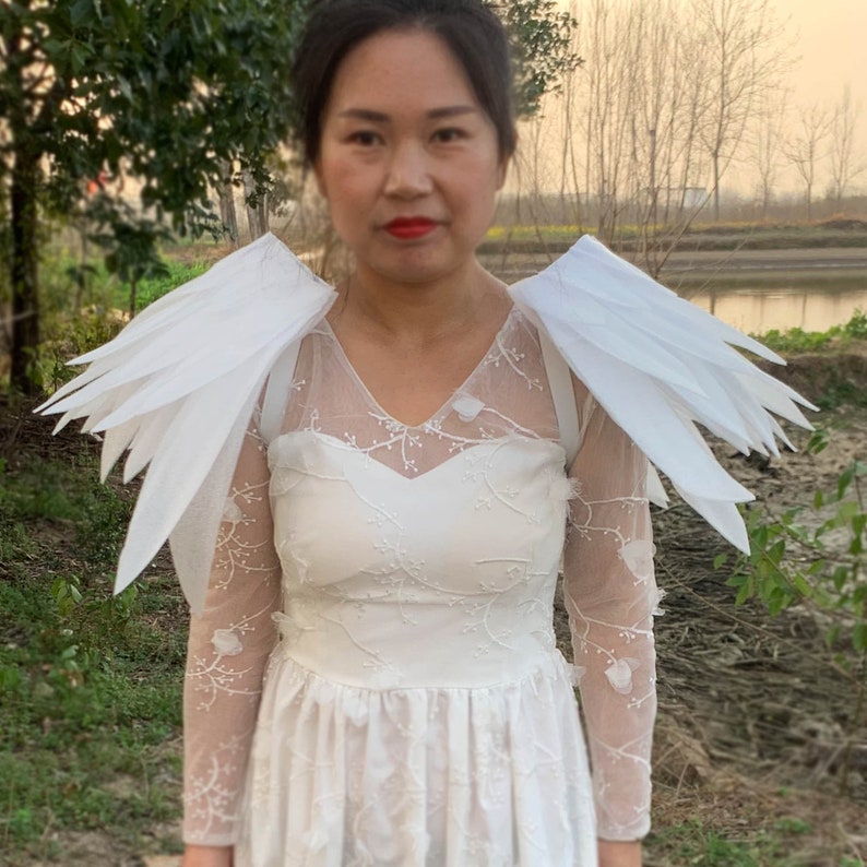 Kids White Angel Wings Costume Photo Shoot Costume Cosplay Etsy Australia