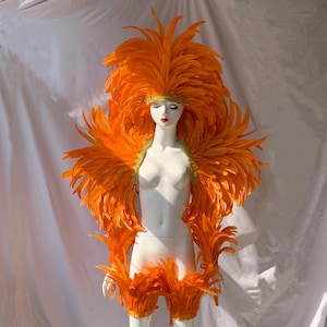 Colorful Big Size Carnival Feather Headpiece/Carnival Costumes/Carnival Headdress/Festival Feather headpiece/Festival Feather Headpiece