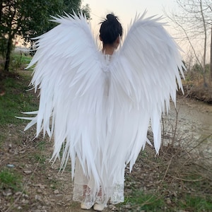 White Large Angel Wings Costume, Photo Shoot Costume Cosplay Design Victoria Secret Wing, Big Angel Wings