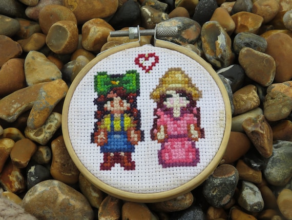 Custom Stardew Valley Character Cross stich | Up to 4 Characters!