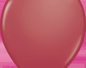 Qualatex Latex Fashion Cranberry 5" Ballons de qualité à l'hélium, paquet de 100