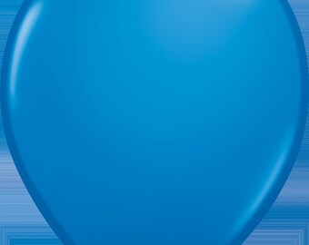 Qualatex Latex Standard Dark Blue 5 » Ballons de Qualité Hélium, 100 Pack