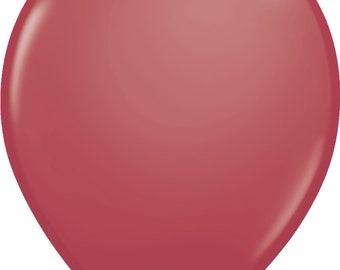Qualatex Latex Fashion Cranberry 11" Ballons de qualité à l'hélium, paquet de 100