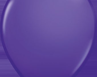 Qualatex Latex Fashion Violet Violet 5" Ballons de qualité à l'hélium, paquet de 100