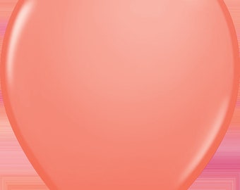 Qualatex Latex Fashion Coral 11 « ballons de qualité hélium, pack de 100