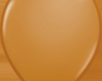 Qualatex Latex Fashion 11 pouces Moka Brown Helium Ballons de qualité, paquet de 100